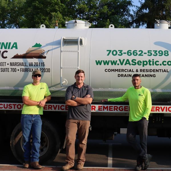 Virginia Septic emergency drain cleaning service team
