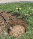 Newport News area septic tank opened up for a scheduled cleaning